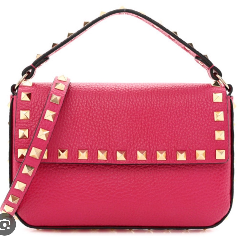 Valentino Garavani Pink Rockstud Crossbody Bag